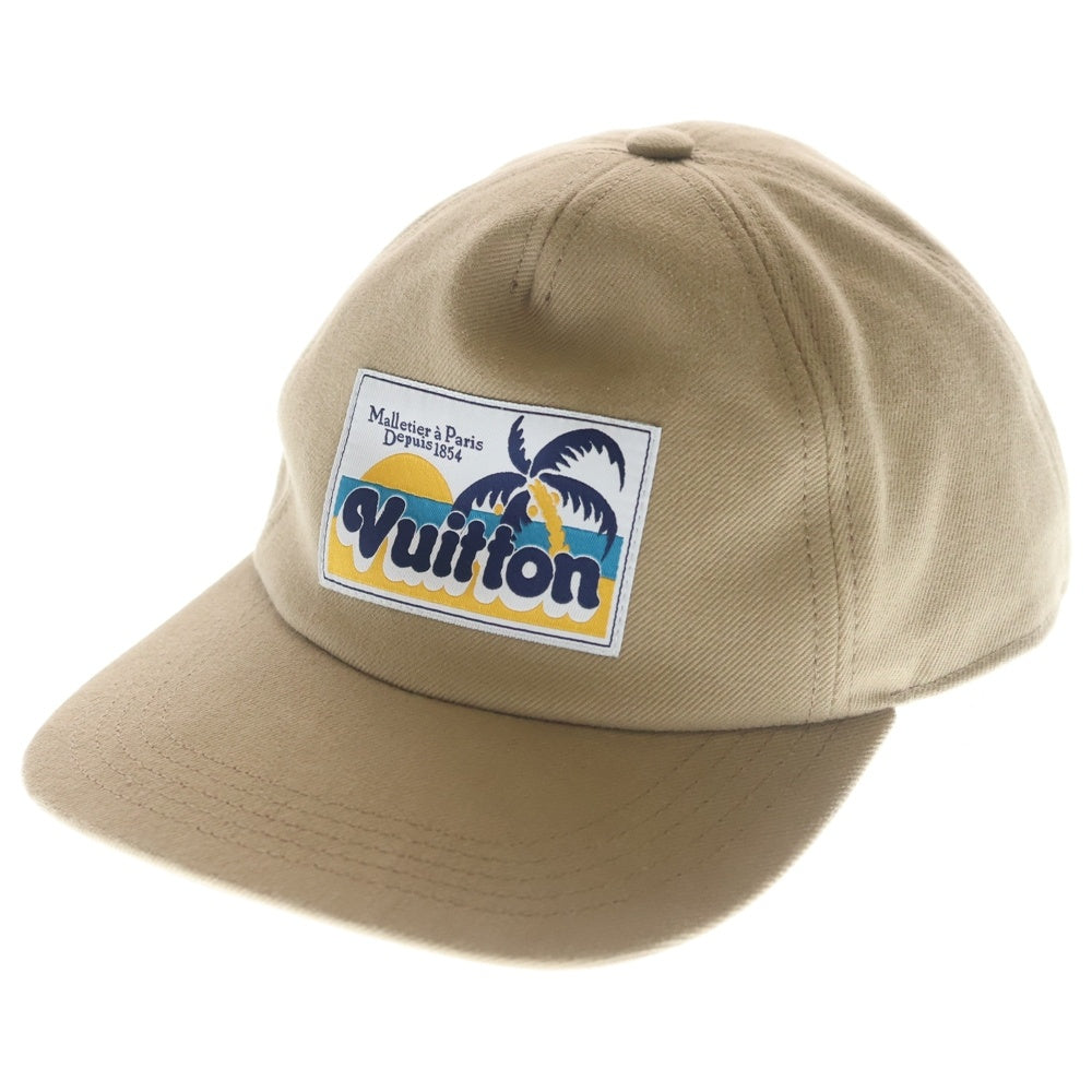LOUIS VUITTON(ルイヴィトン) Palm Tree Patch Cap パームツリーパッチ コットンキャップ 帽子 ベージュ