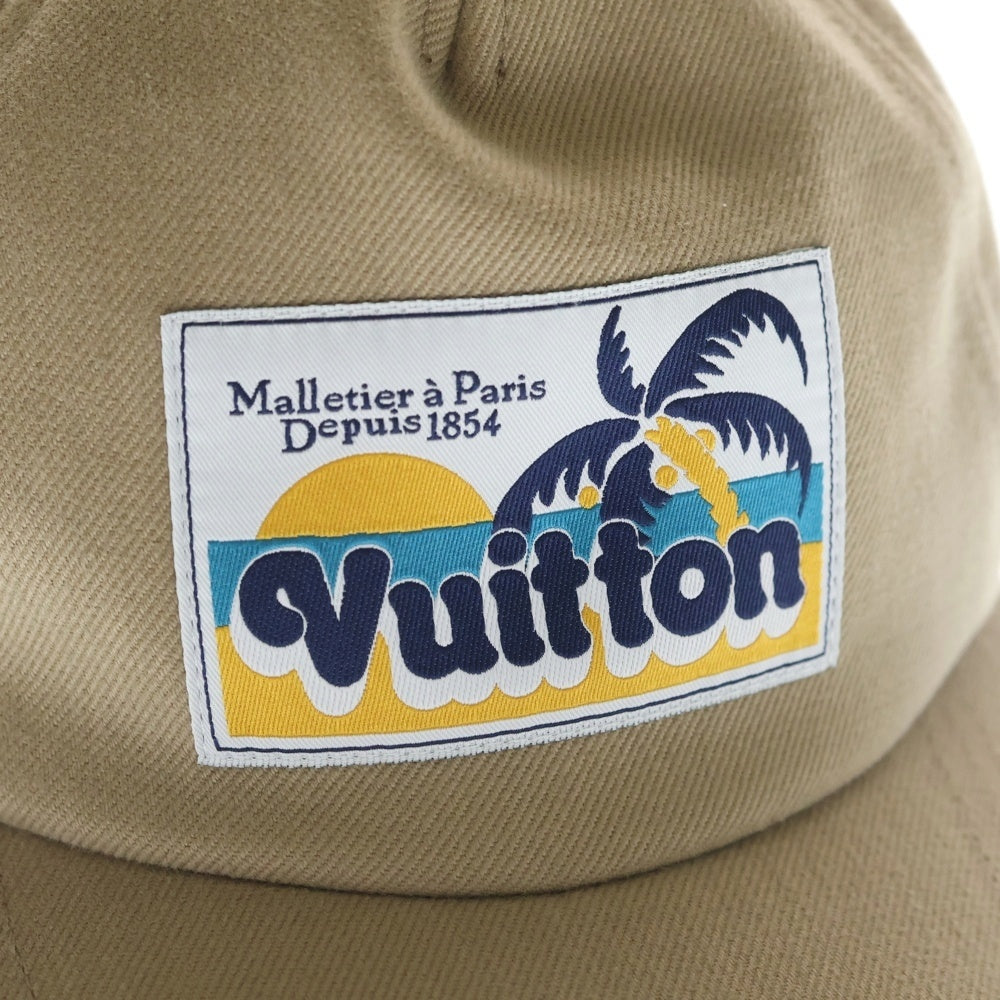 LOUIS VUITTON(ルイヴィトン) Palm Tree Patch Cap パームツリーパッチ コットンキャップ 帽子 ベージュ