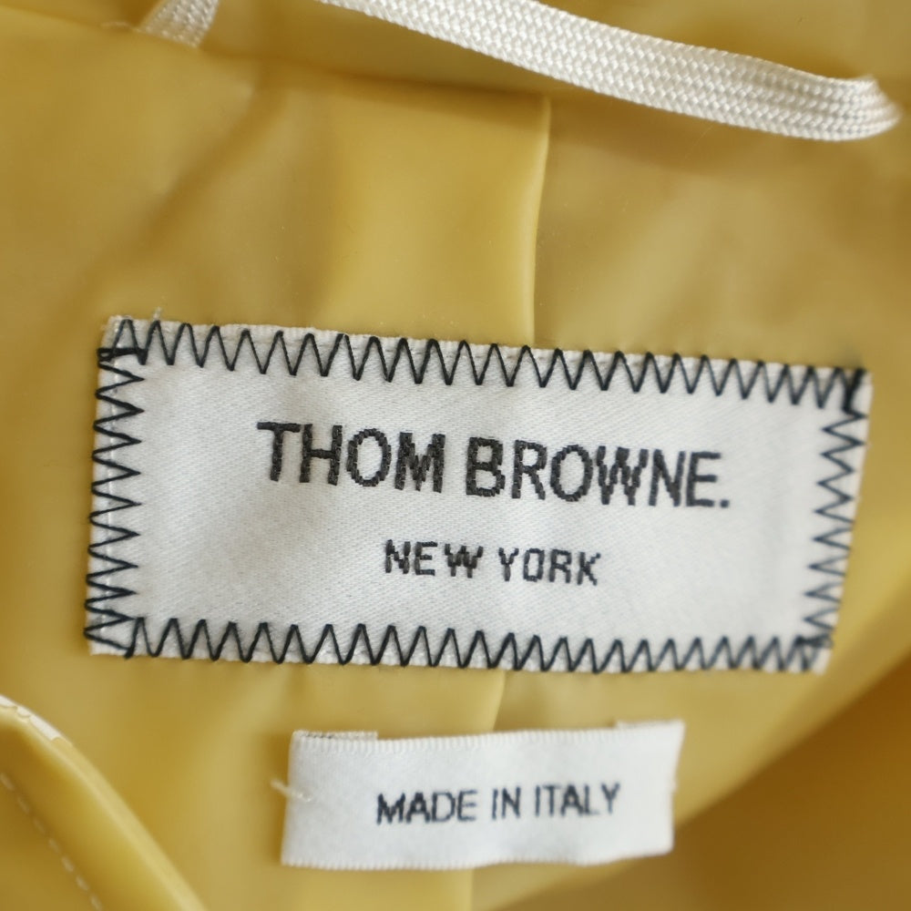 THOM BROWNE(トムブラウン) Hector Printed Rain Jacket ドッグ総柄 ヘクタープリント レインコートジャケット イエロー