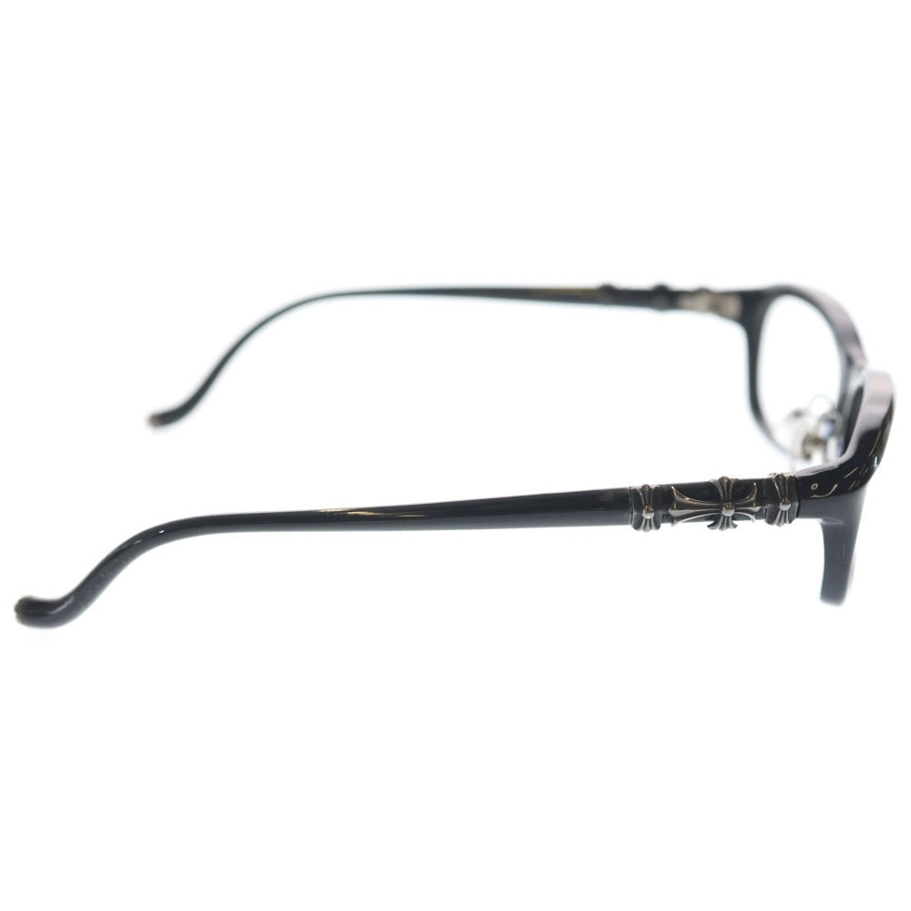 CHROME HEARTS(クロムハーツ) BEARDED BABY-A ビールデッドベイビー クロステンプル アイウェア 眼鏡 ブラック