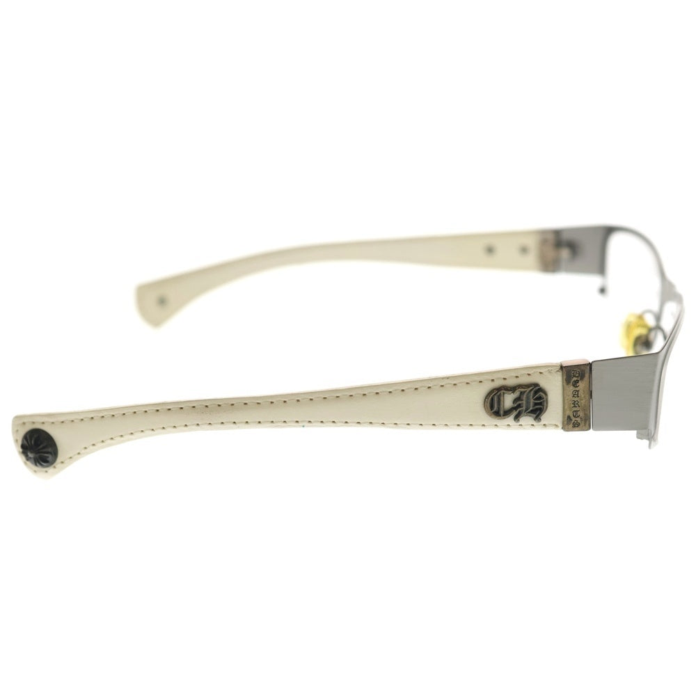 CHROME HEARTS(クロムハーツ) HOT TOOL ホットツール アイウェア 眼鏡 シルバー/ホワイト
