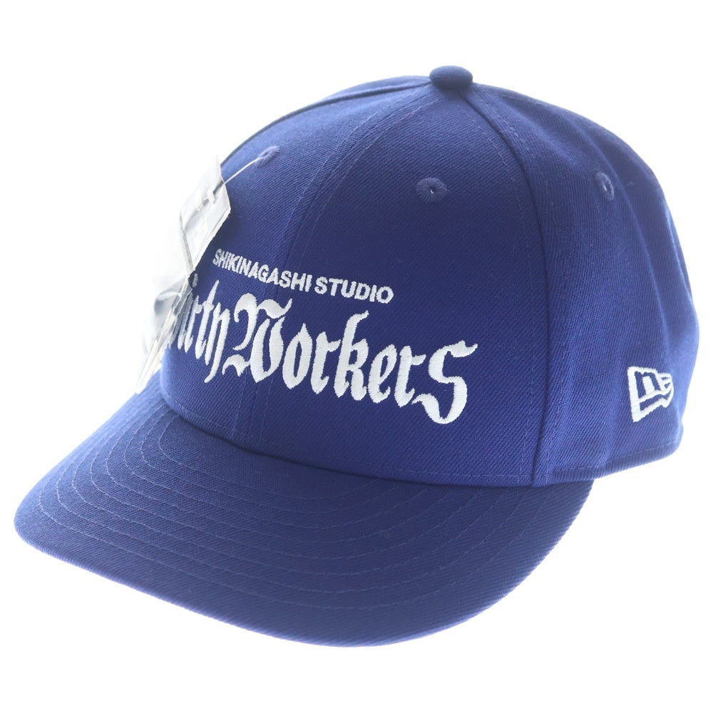 NEW ERA(ニューエラ) ×DWS Dirty Workers Studio 9FIFTY ロゴ刺繍 ベースボールキャップ ブルー