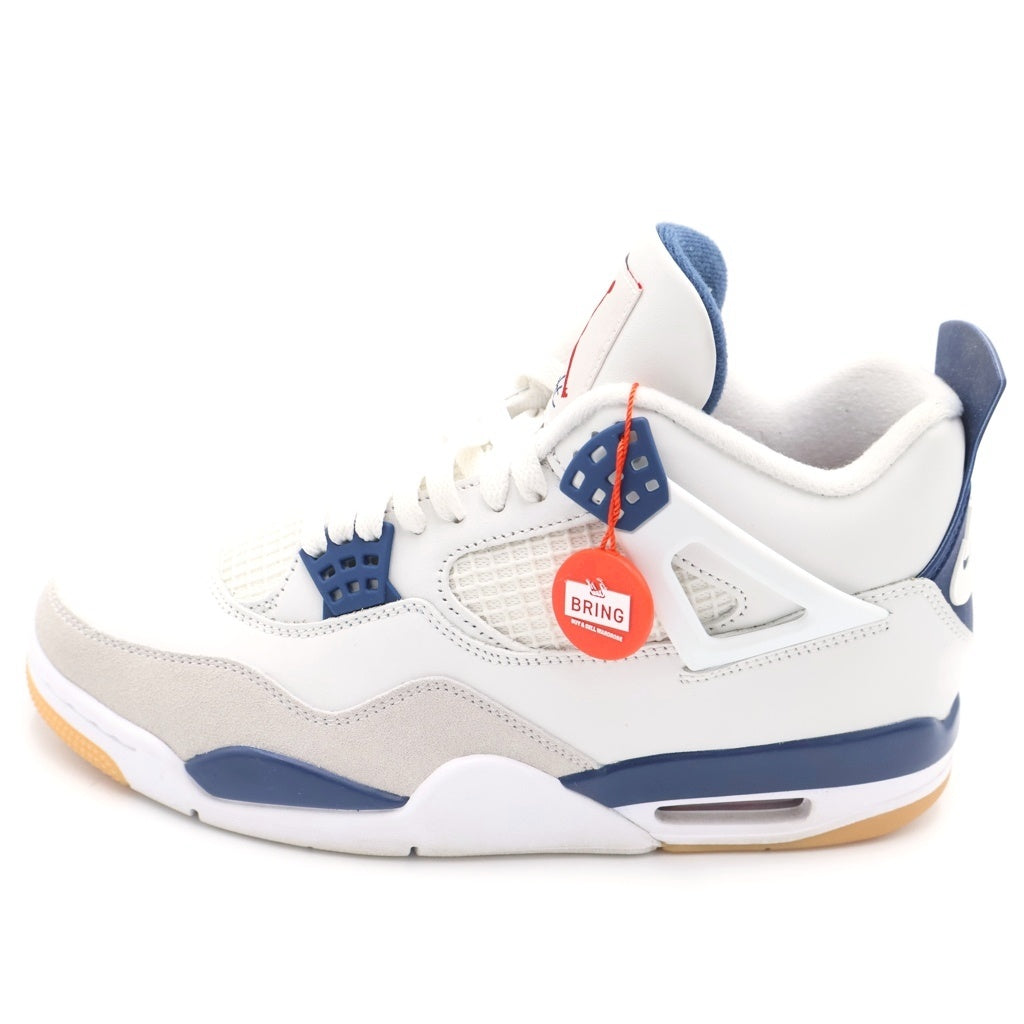NIKE(ナイキ) Air Jordan 4 Retro SP Summit White Navy エアジョーダン4 レトロ SP サミットホワイト ミッドカットスニーカー ホワイト/ネイビー US9.5/27.5cm DR5415-100