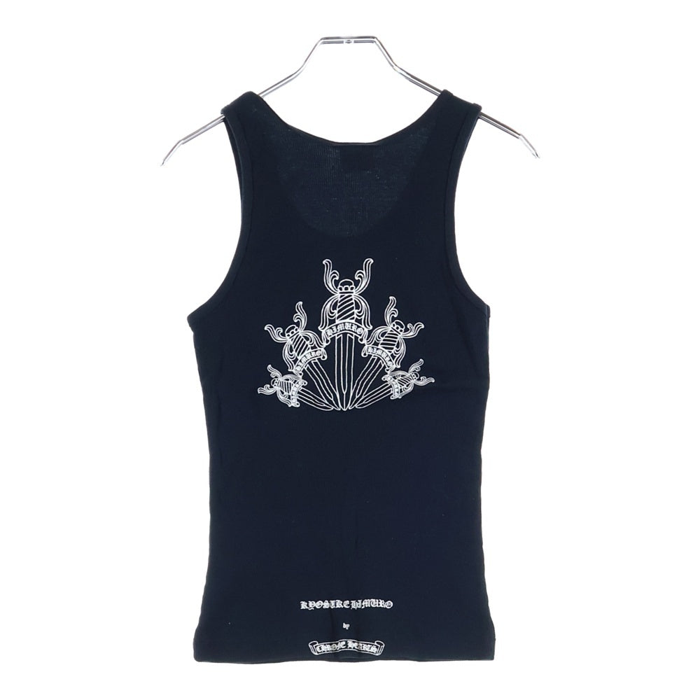 CHROME HEARTS(クロムハーツ) ×KYOSUKE HIMURO OLD Higher Than Heaven ×氷室京介 オールド バックダガープリント タンクトップ ブラック