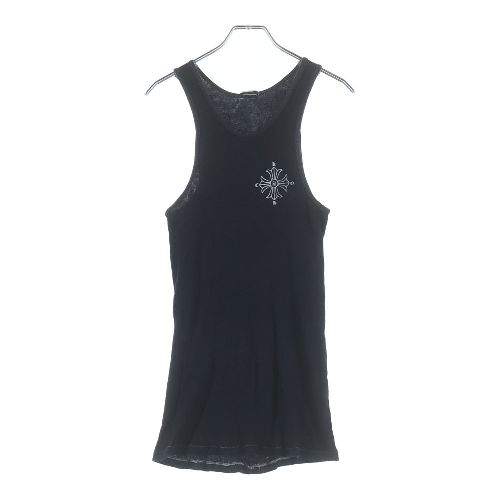 CHROME HEARTS(クロムハーツ) ×KYOSUKE HIMURO OLD ×氷室京介 オールド 胸CHプラスバッククロスプリント タンクトップ ブラック