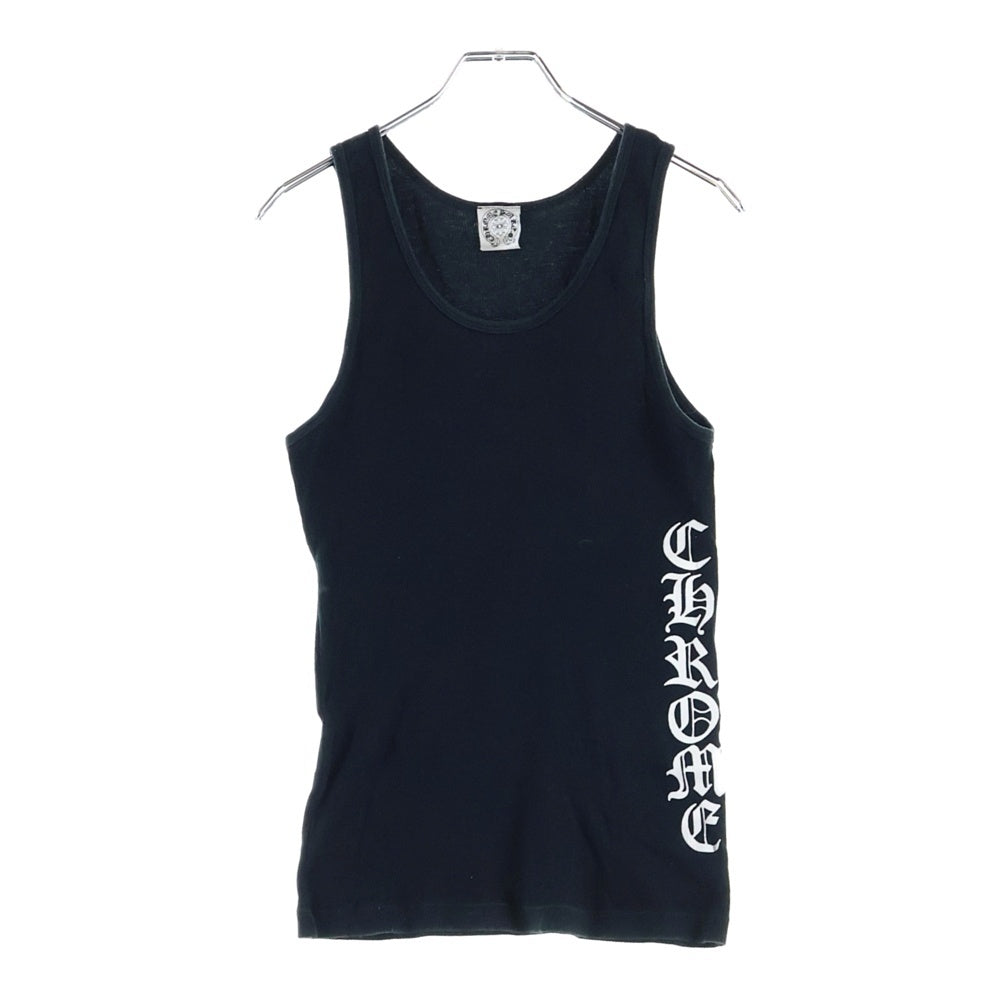 CHROME HEARTS(クロムハーツ) ×KYOSUKE HIMURO OLD Soul Standing By ×氷室京介 オールド サイドロゴバッククロスプリント タンクトップ ブラック