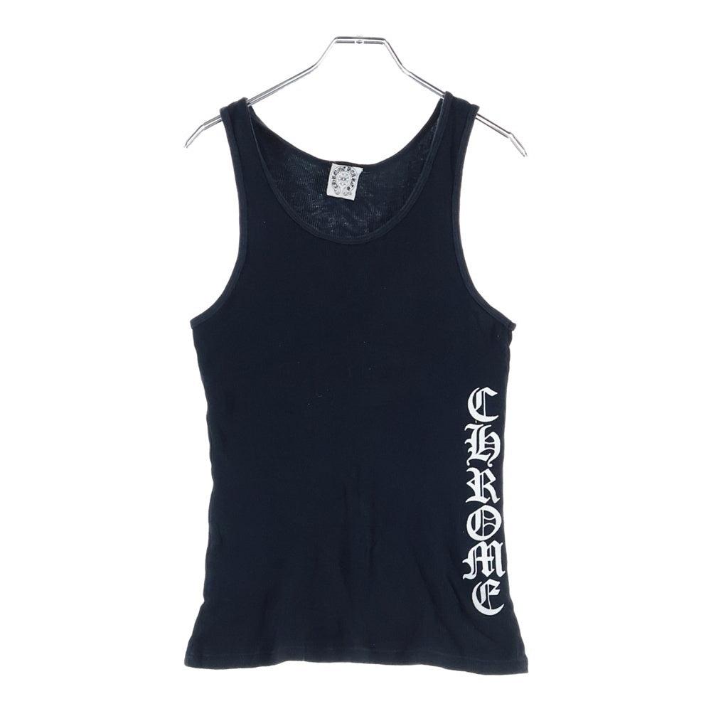 CHROME HEARTS(クロムハーツ) ×KYOSUKE HIMURO OLD Soul Standing By ×氷室京介 オールド サイドロゴバッククロスプリント タンクトップ ブラック