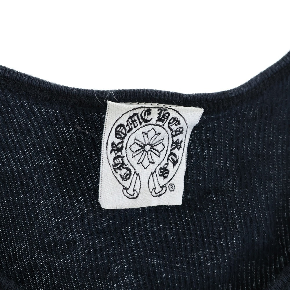 CHROME HEARTS(クロムハーツ) ×KYOSUKE HIMURO OLD Soul Standing By ×氷室京介 オールド サイドロゴバッククロスプリント タンクトップ ブラック