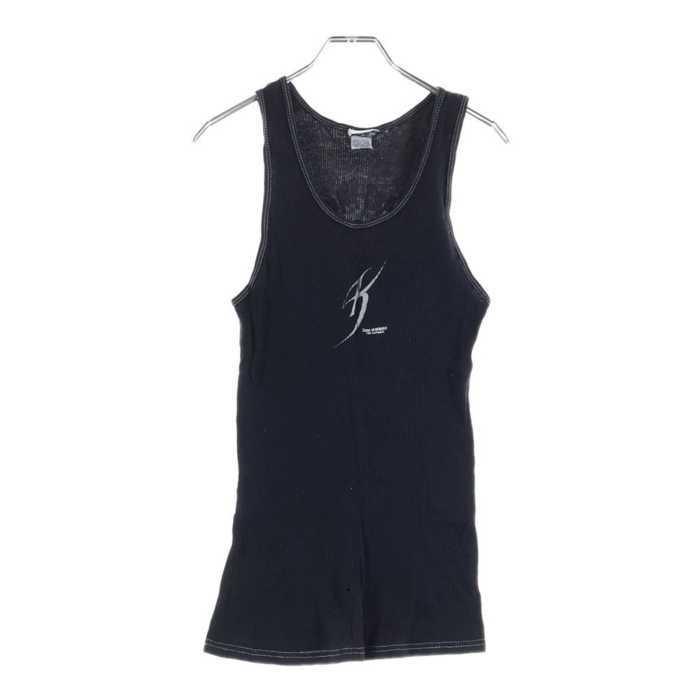 CHROME HEARTS(クロムハーツ) ×KYOSUKE HIMURO OLD 15th Anniversary ×氷室京介 オールド 15周年記念 バックロゴクロスプリント タンクトップ ブラック