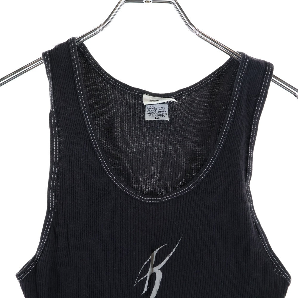 CHROME HEARTS(クロムハーツ) ×KYOSUKE HIMURO OLD 15th Anniversary ×氷室京介 オールド 15周年記念 バックロゴクロスプリント タンクトップ ブラック