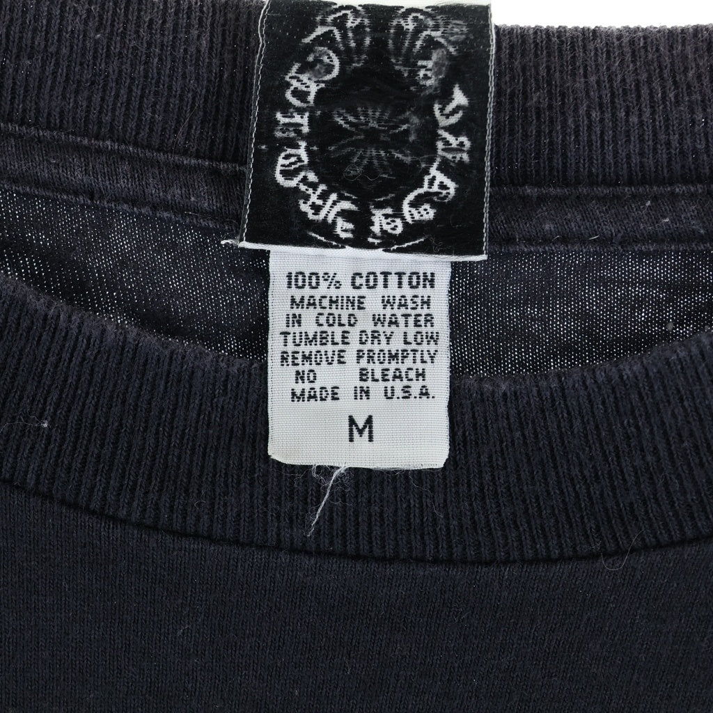 CHROME HEARTS(クロムハーツ) ×KYOSUKE HIMURO OLD Soul Standing By L/S TEE ×氷室京介 オールド バッククロスプリント クルーネック長袖Tシャツカットソー ブラック