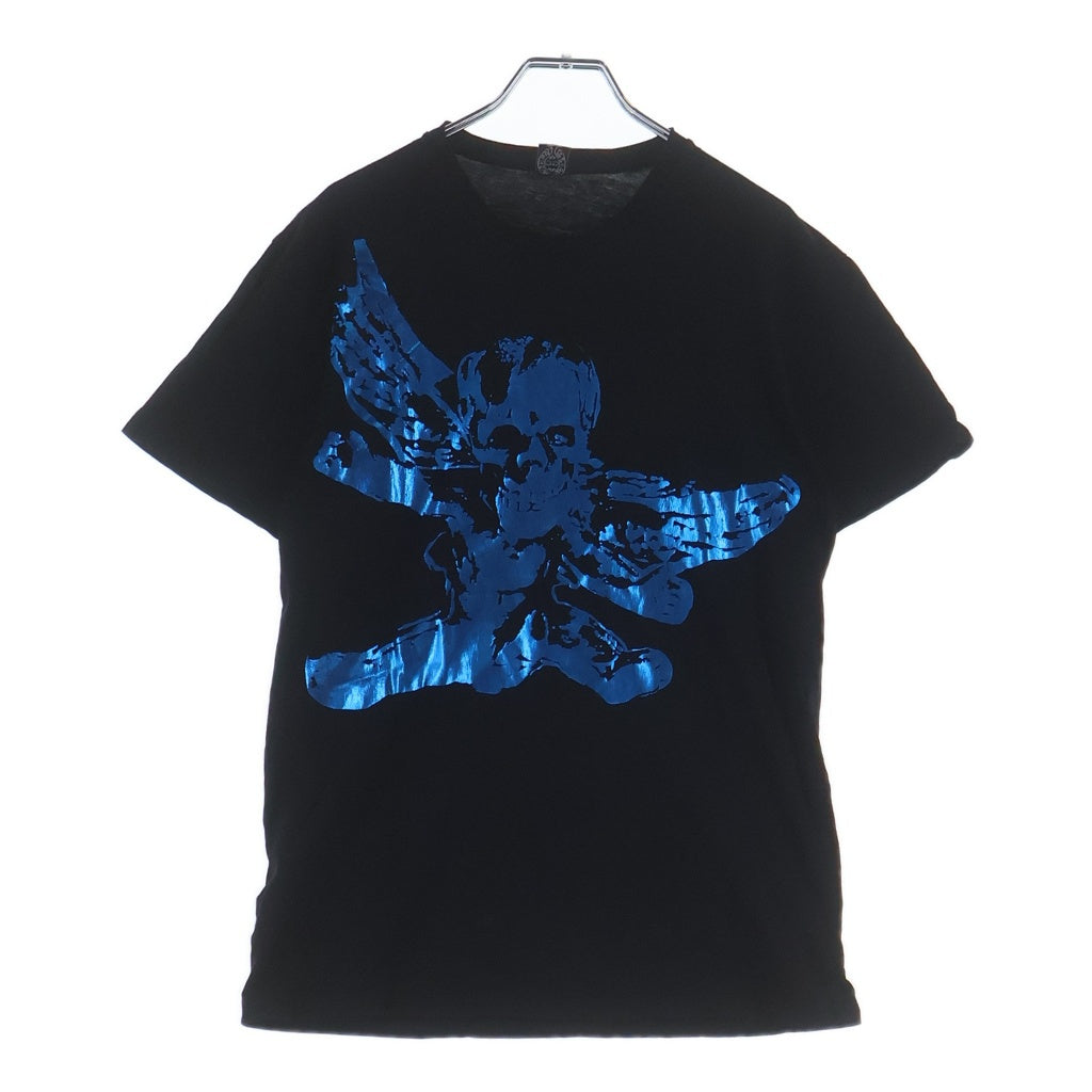 CHROME HEARTS(クロムハーツ) OLD FOTI Miss Lerlenre S/S TEE オールド フロントフォティミスラーレンプリント キッズ ブラック/ブルー