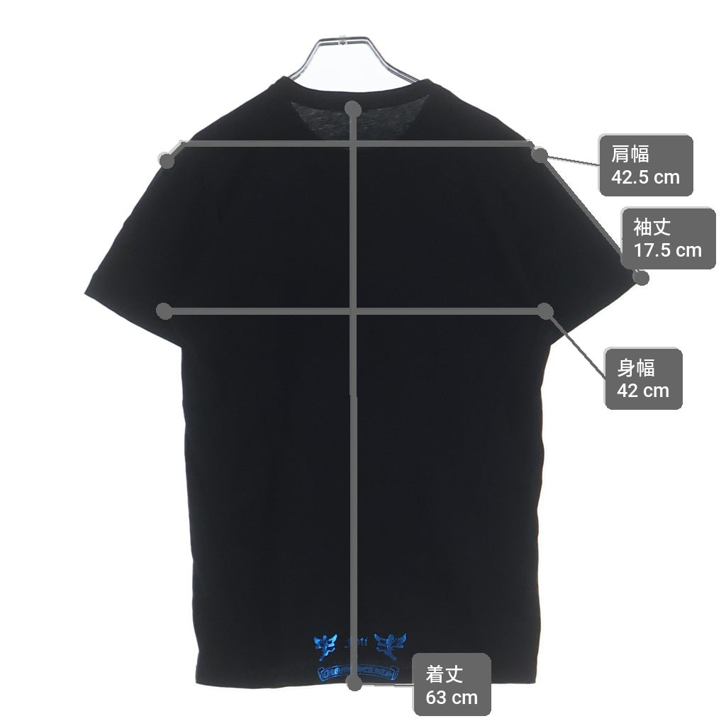 CHROME HEARTS(クロムハーツ) OLD FOTI Miss Lerlenre S/S TEE オールド フロントフォティミスラーレンプリント キッズ ブラック/ブルー