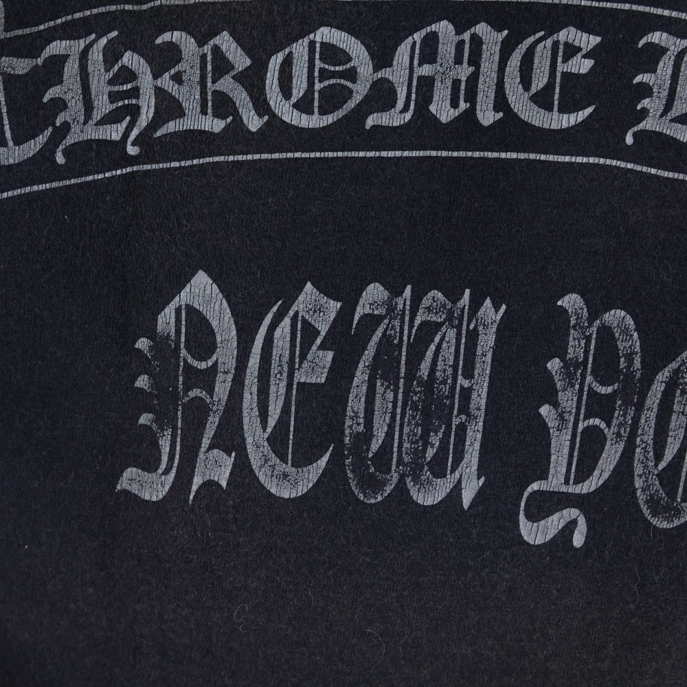 CHROME HEARTS(クロムハーツ) OLD CH S/S TEE オールド ニューヨーク限定 胸クロスプリント クルーネック半袖Tシャツカットソー ブラック