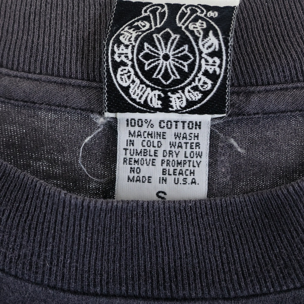 CHROME HEARTS(クロムハーツ) OLD CH S/S TEE オールド ニューヨーク限定 胸クロスプリント クルーネック半袖Tシャツカットソー ブラック