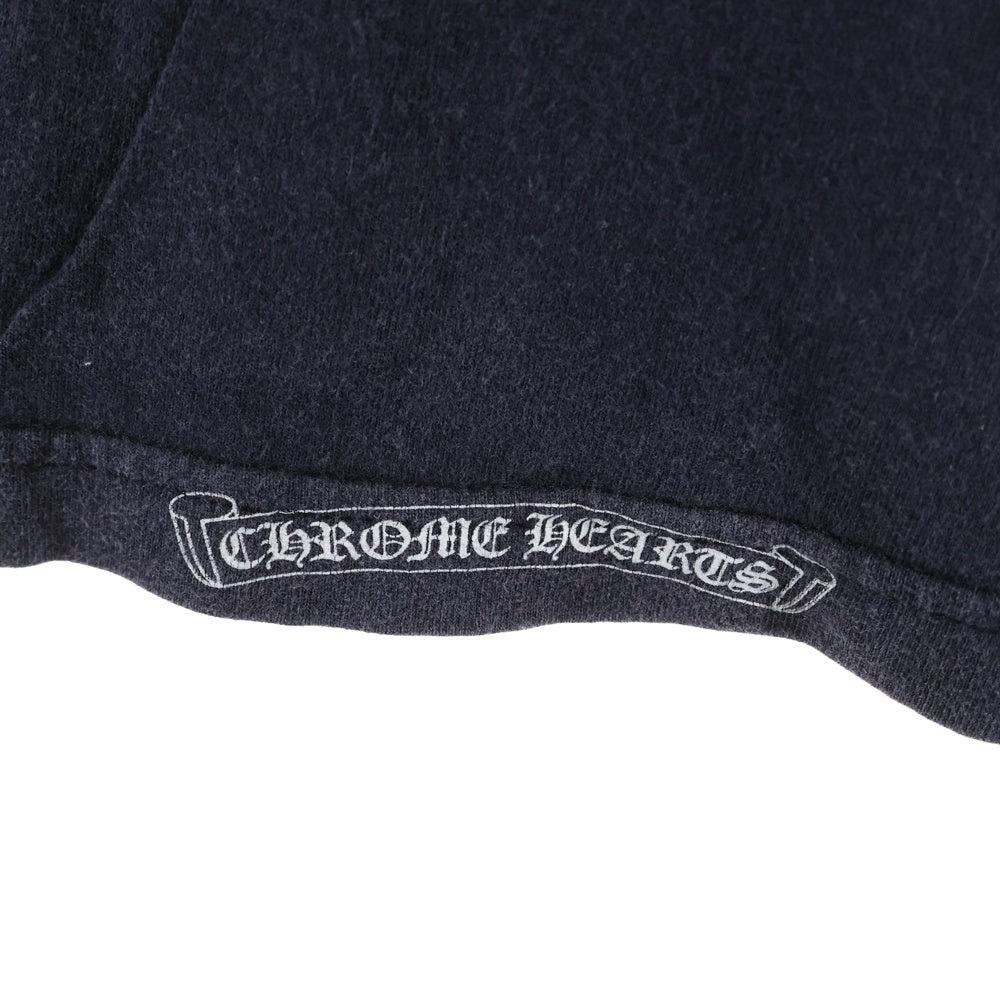 CHROME HEARTS(クロムハーツ) OLD CH S/S TEE オールド バックスクロールラベルプリント クルーネック半袖Tシャツカットソー ブラック