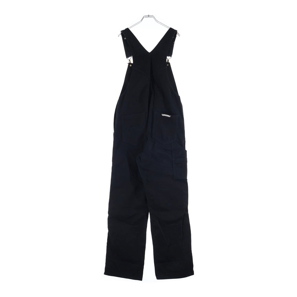 CHROME HEARTS(クロムハーツ) OVERALL ホースシューロゴボタン デニムオーバーオール ブラック