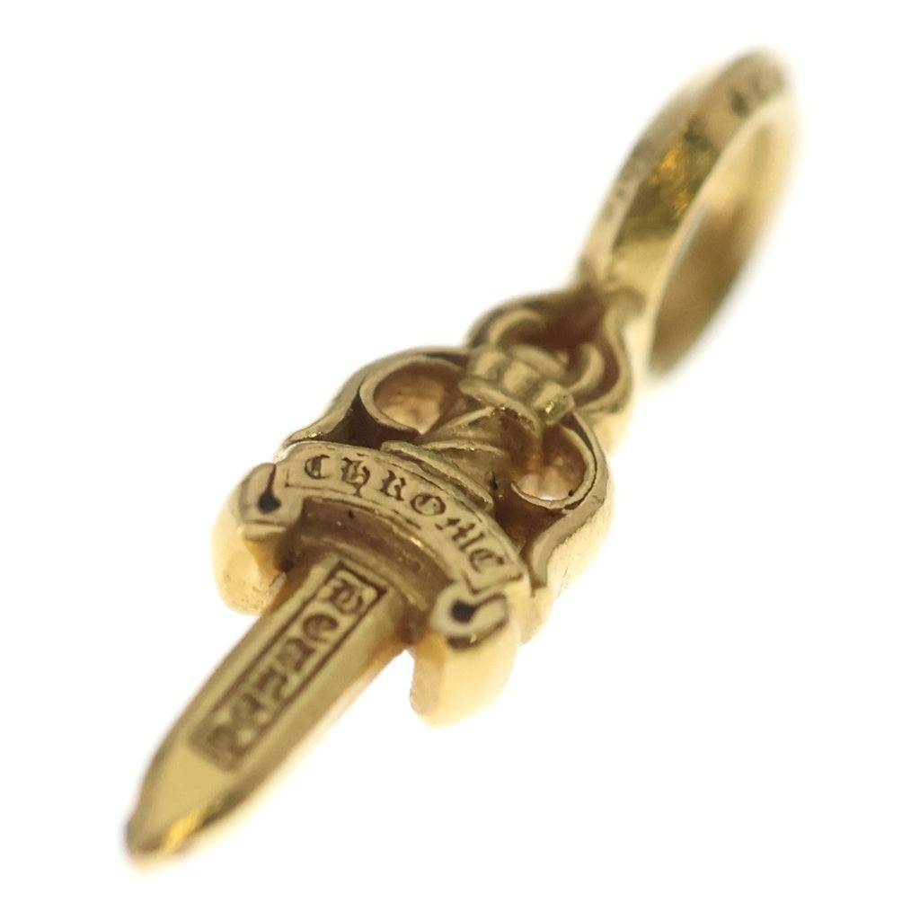 CHROME HEARTS(クロムハーツ) 22K STACK DAGGER V2 ダガースタックチャーム ペンダントトップ ゴールド