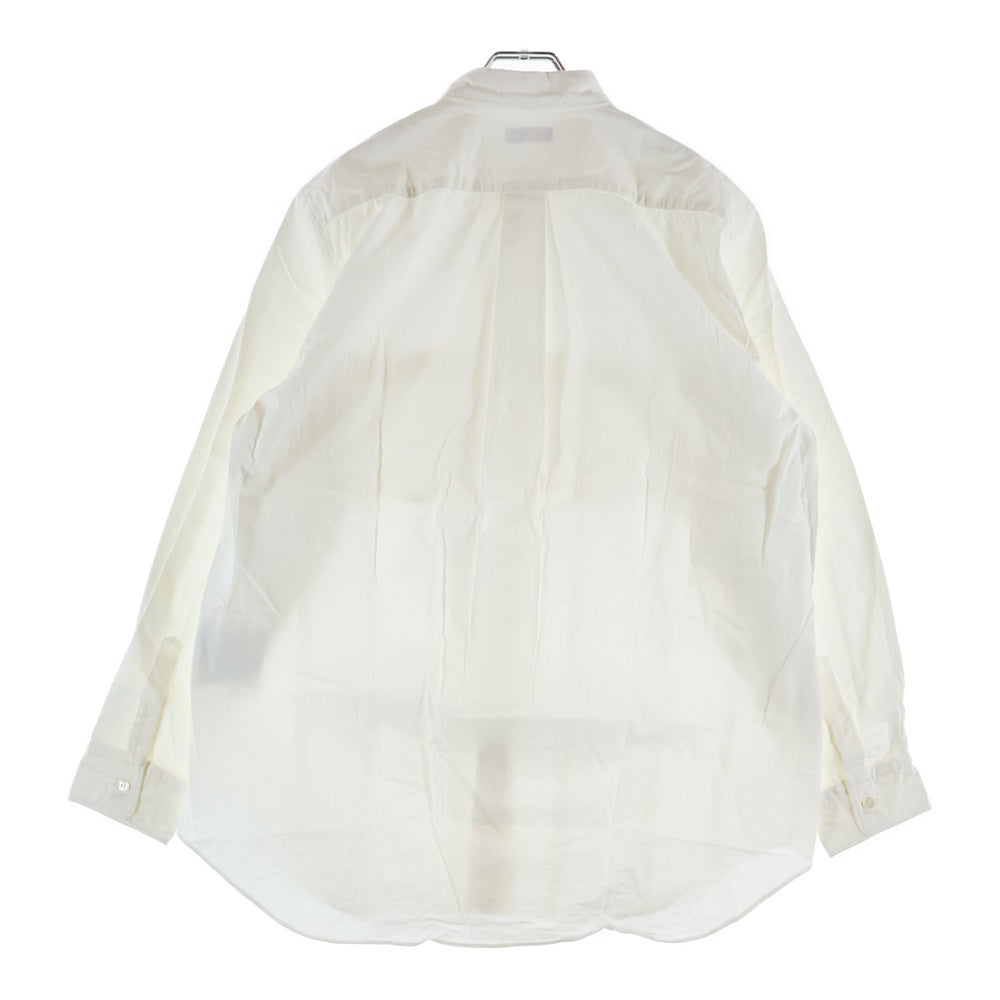 COMME des GARCONS HOMME(コムデギャルソンオム) 02AW 再構築切り替えデザイン 長袖コットンシャツ ホワイト HG-B082
