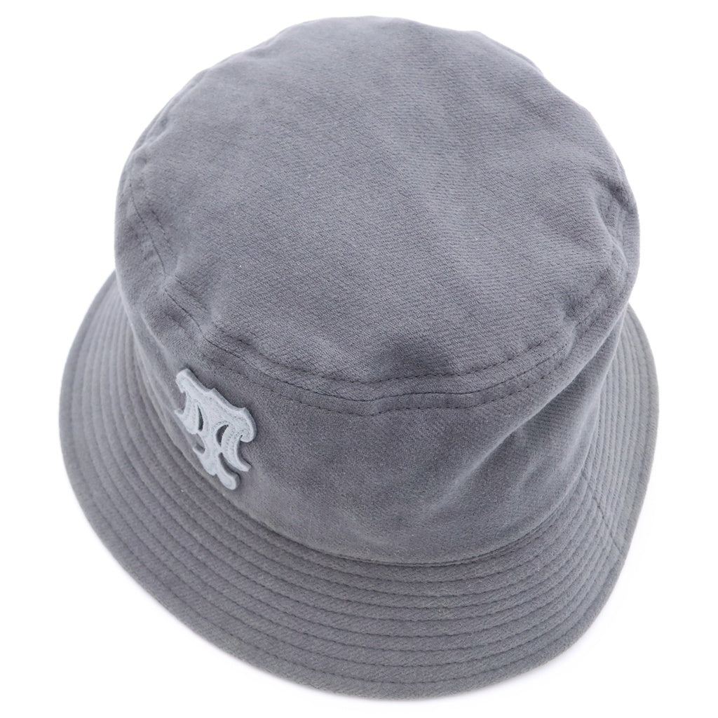 TENDERLOIN(テンダーロイン) BUCKET HAT D.C フェルトロゴパッチ コットンバケットハット グレー