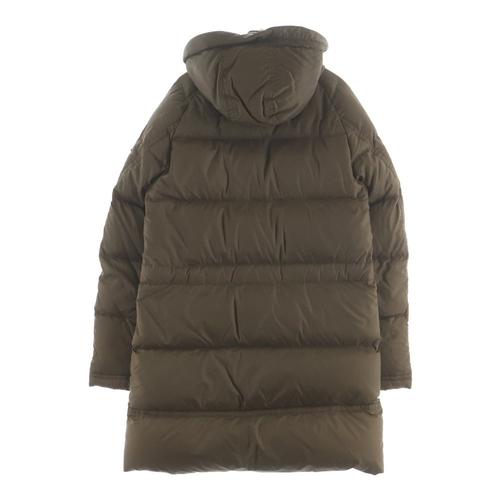 MONCLER(モンクレール) BISENTI ビゼンティ ショルダーロゴワッペン ジップアップ ダウンコート ベージュ