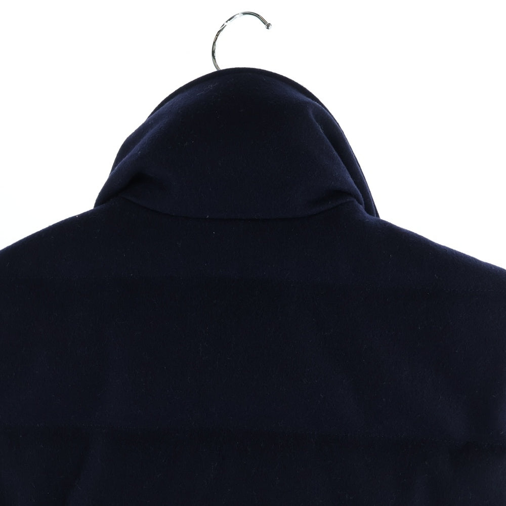 MONCLER(モンクレール) 15AW BASTIEN バスティアン フロントロゴワッペン ボア ジップアップ ダウンベスト ネイビー A209H4333025 57644