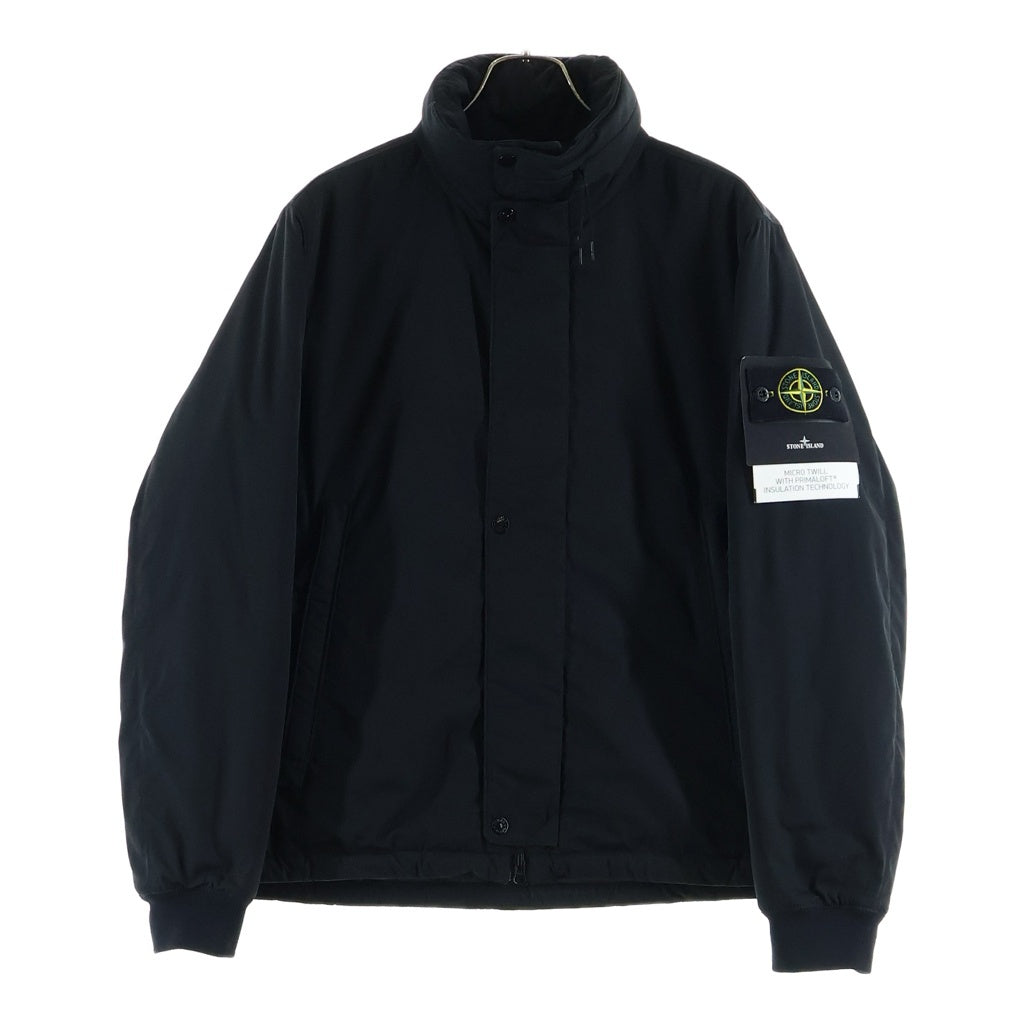 STONE ISLAND(ストーンアイランド) POLYESTER MICRO TWILL ショルダーワッペン ポリエステル マイクロツイル ジップアップジャケット ブラック 811543726