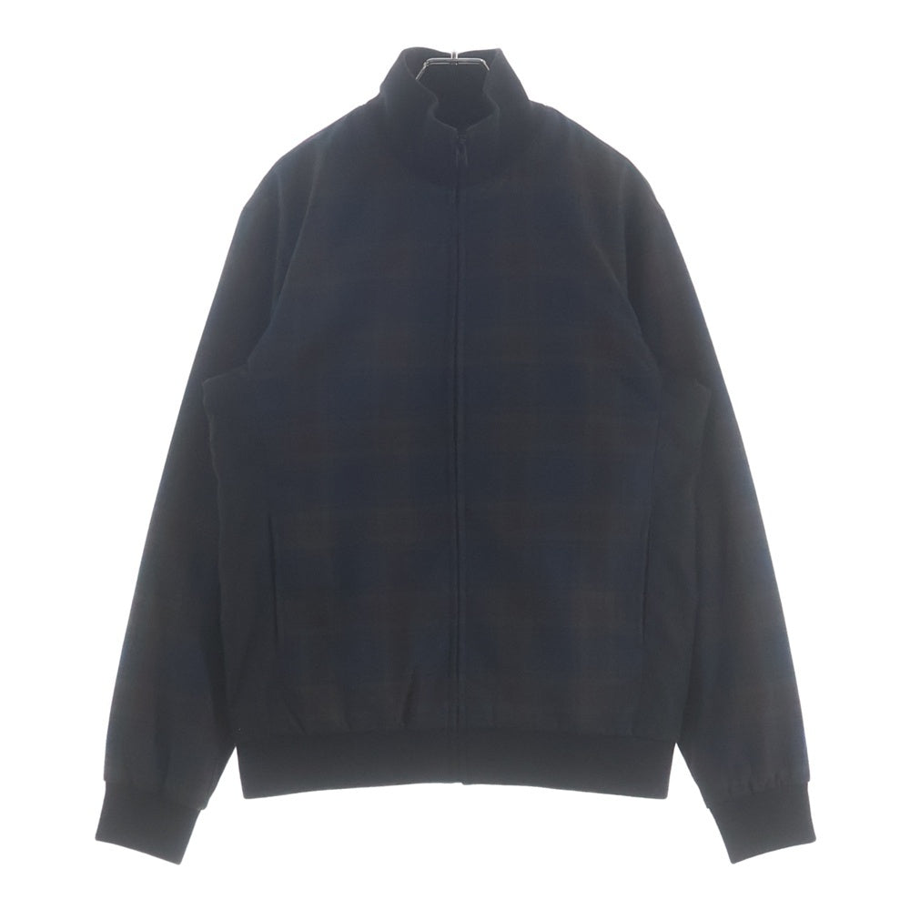 FRED PERRY(フレッドペリー) Tartan Zip Through Jacket タータンチェック ジップアップスルージャケット ブラック/マルチカラー J4539/143/00033/402