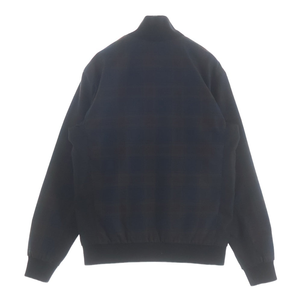 FRED PERRY(フレッドペリー) Tartan Zip Through Jacket タータンチェック ジップアップスルージャケット ブラック/マルチカラー J4539/143/00033/402