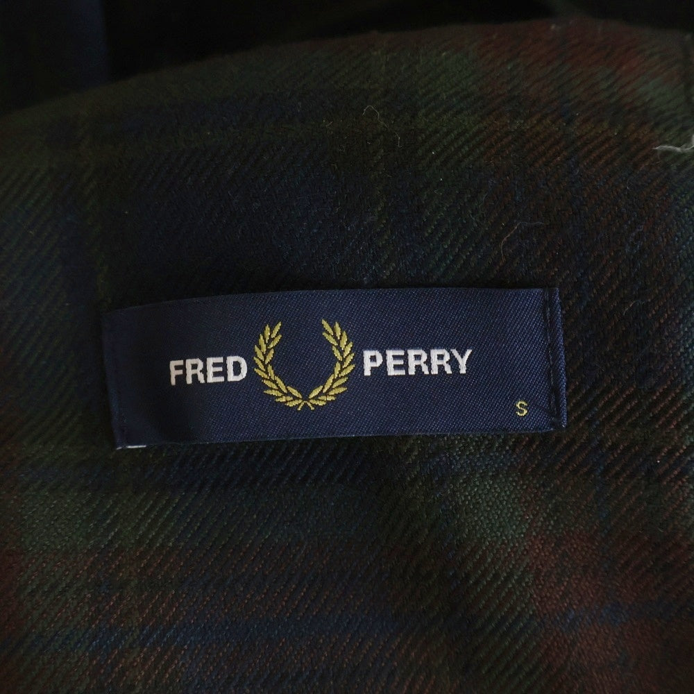 FRED PERRY(フレッドペリー) Tartan Zip Through Jacket タータンチェック ジップアップスルージャケット ブラック/マルチカラー J4539/143/00033/402
