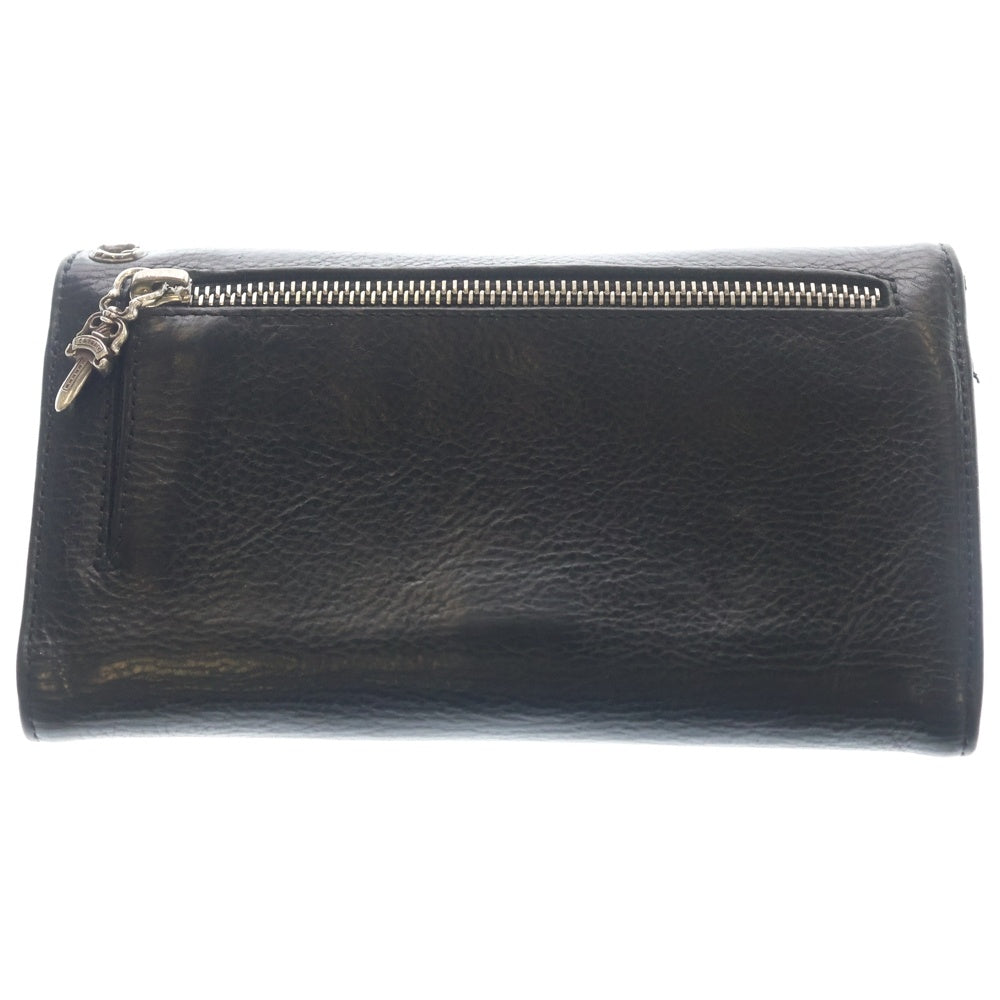 CHROME HEARTS(クロムハーツ) WAVE ウェーブ レザーウォレット 財布 ブラック