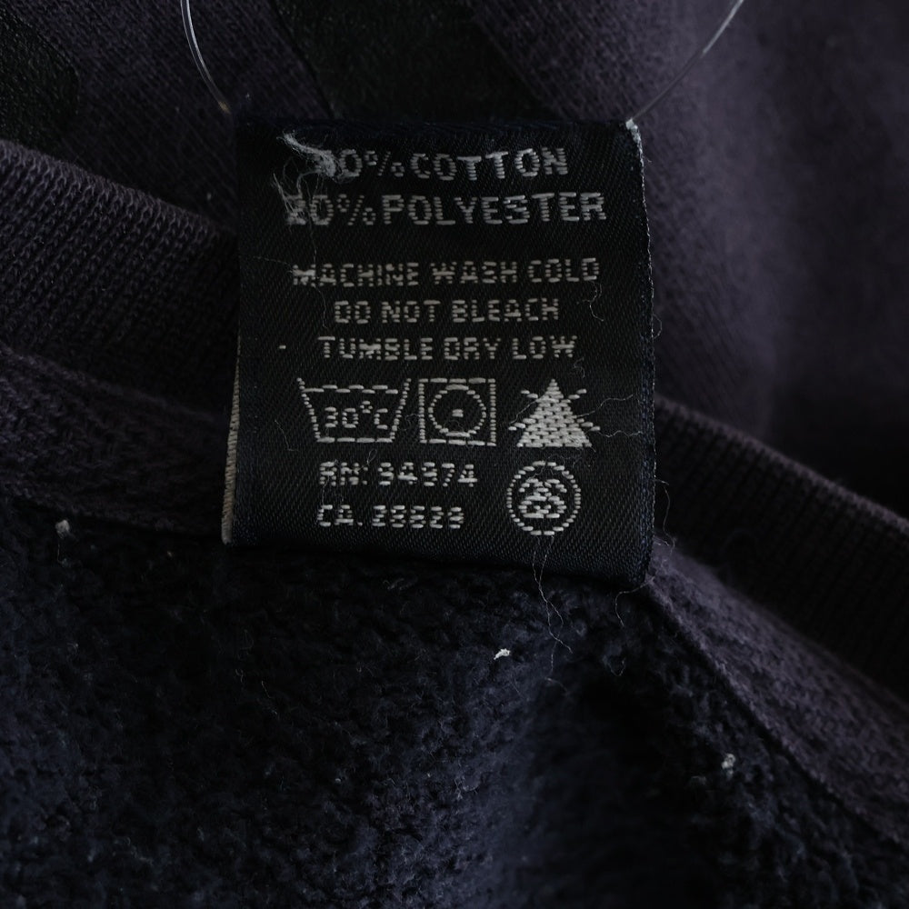 STUSSY(ステューシー) 90s ビッグロゴ クルーネックスウェットトレーナー ネイビー