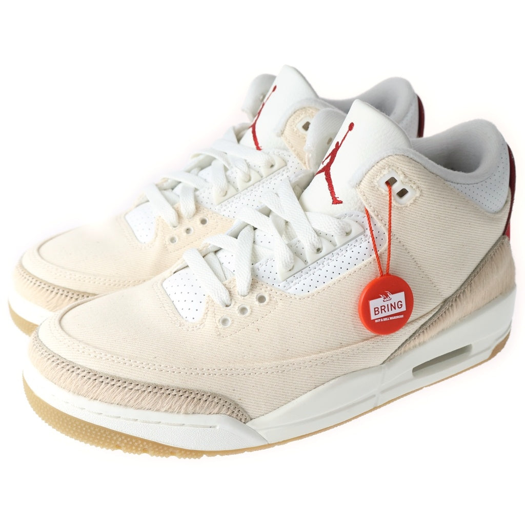 NIKE(ナイキ) ×Levi's Air Jordan 3 Retro SP Ecru Denim エアジョーダン3 レトロSP エクリュデニム ハイカットスニーカー ベージュ US8/26cm IR0910-400