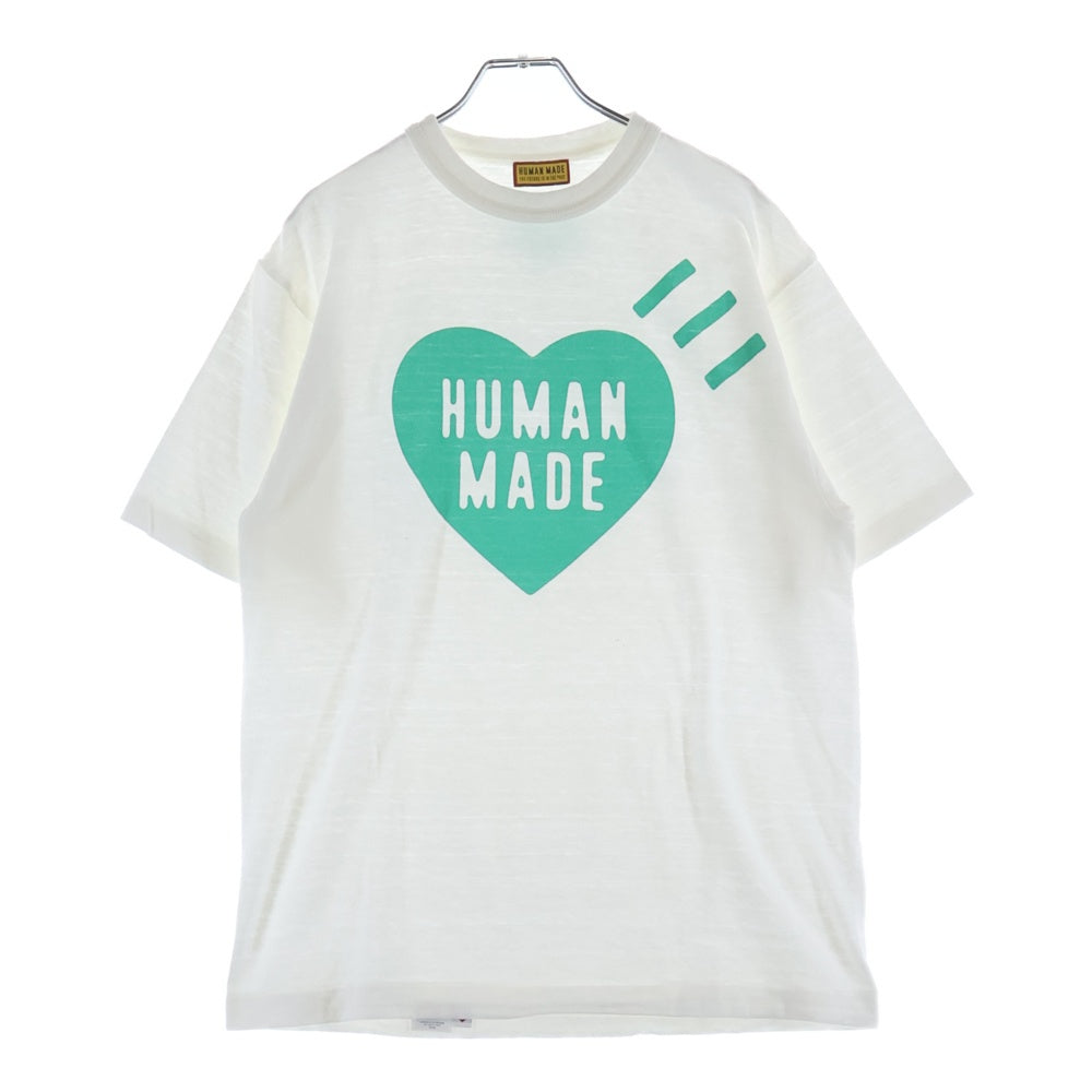 HUMAN MADE(ヒューマンメイド) BANGKOKオープン記念 HEART GRAPHIC T-SHIRT プリントTシャツ HM31CS077 ホワイト