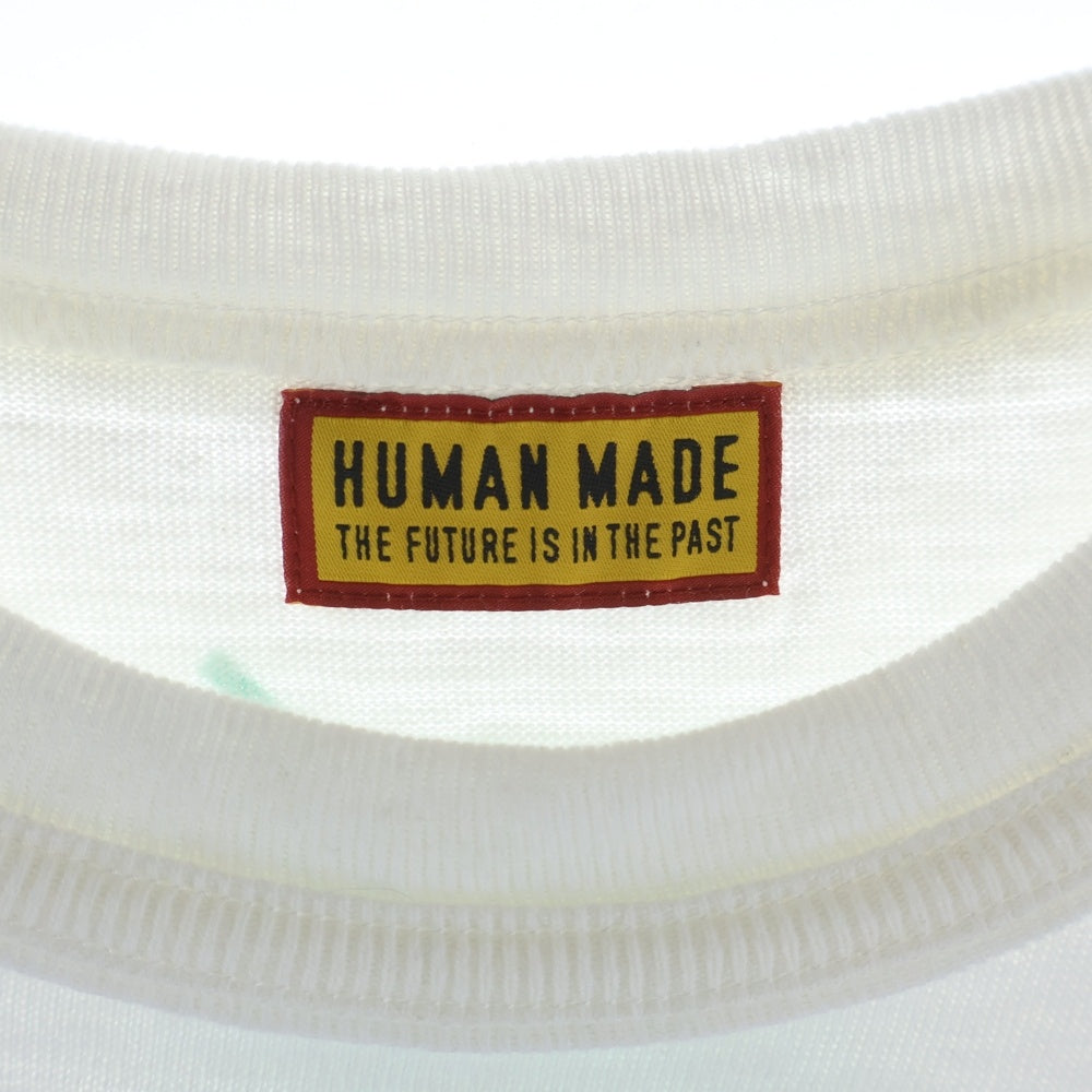 HUMAN MADE(ヒューマンメイド) BANGKOKオープン記念 HEART GRAPHIC T-SHIRT プリントTシャツ HM31CS077 ホワイト