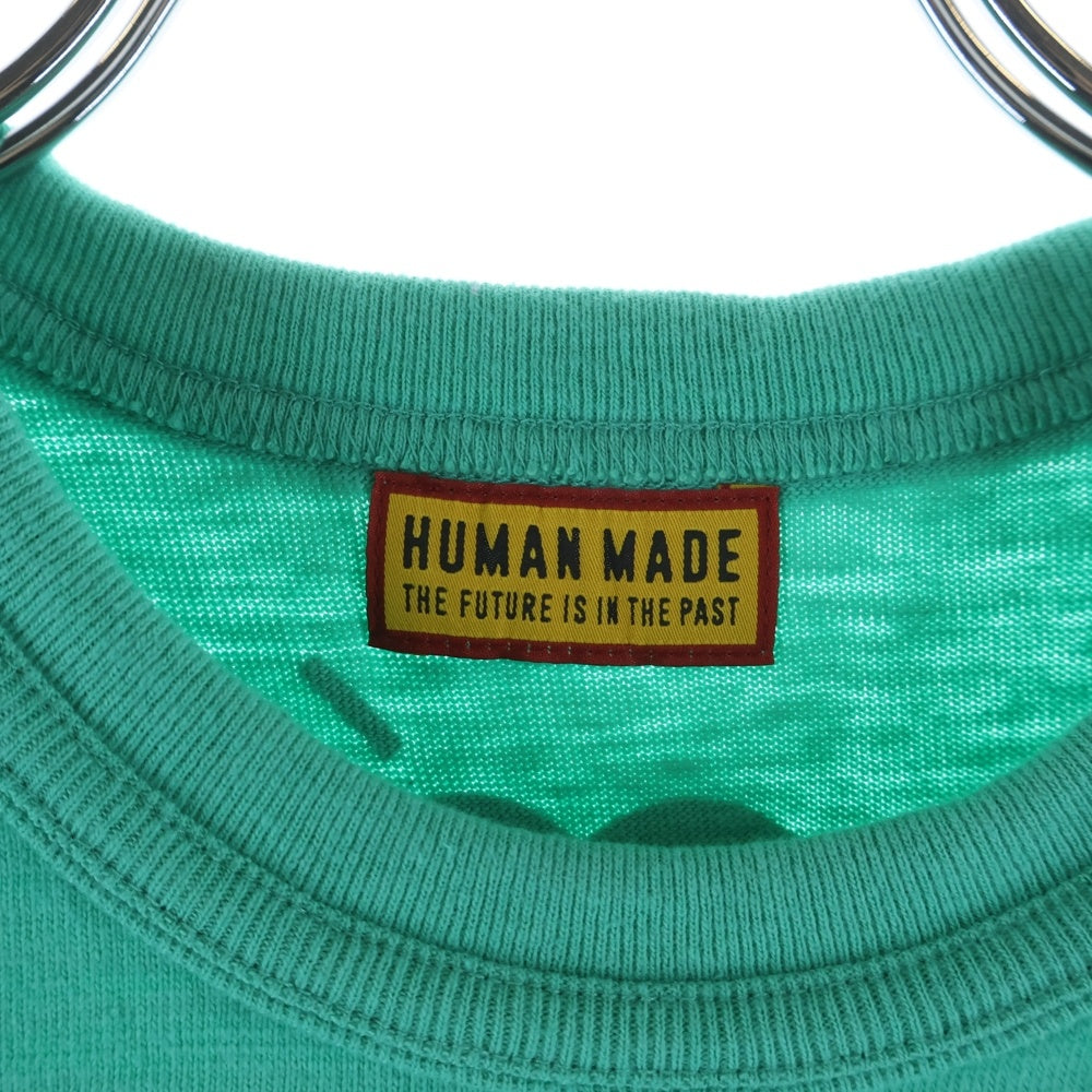 HUMAN MADE(ヒューマンメイド) BANGKOKオープン記念 HEART GRAPHIC T-SHIRT プリントTシャツ HM31CS077 グリーン