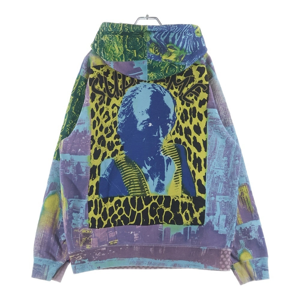 SUPREME(シュプリーム) Miles Davis Hooded Sweatshirt 総柄プリント プルオーバーパーカー マルチカラー