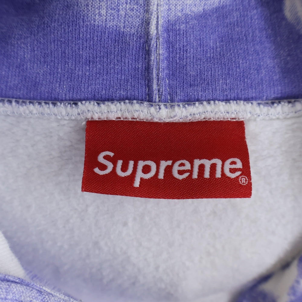 SUPREME(シュプリーム) Jesus and Mary Hooded Sweatshirt 総柄プリント プルオーバーパーカー パープル