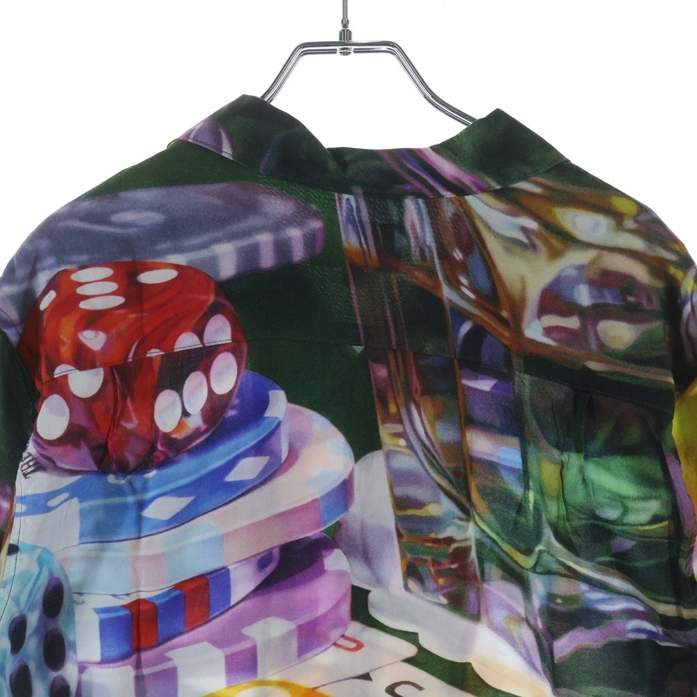 SUPREME(シュプリーム) 18SS Casino Rayon Shirt プリント総柄 レーヨン半袖シャツ マルチカラー