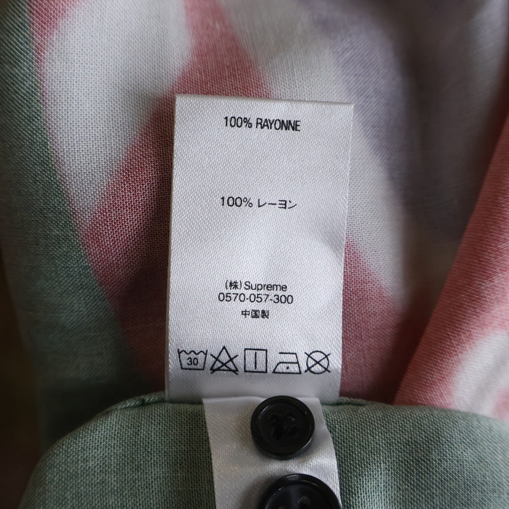 SUPREME(シュプリーム) 18SS Casino Rayon Shirt プリント総柄 レーヨン半袖シャツ マルチカラー