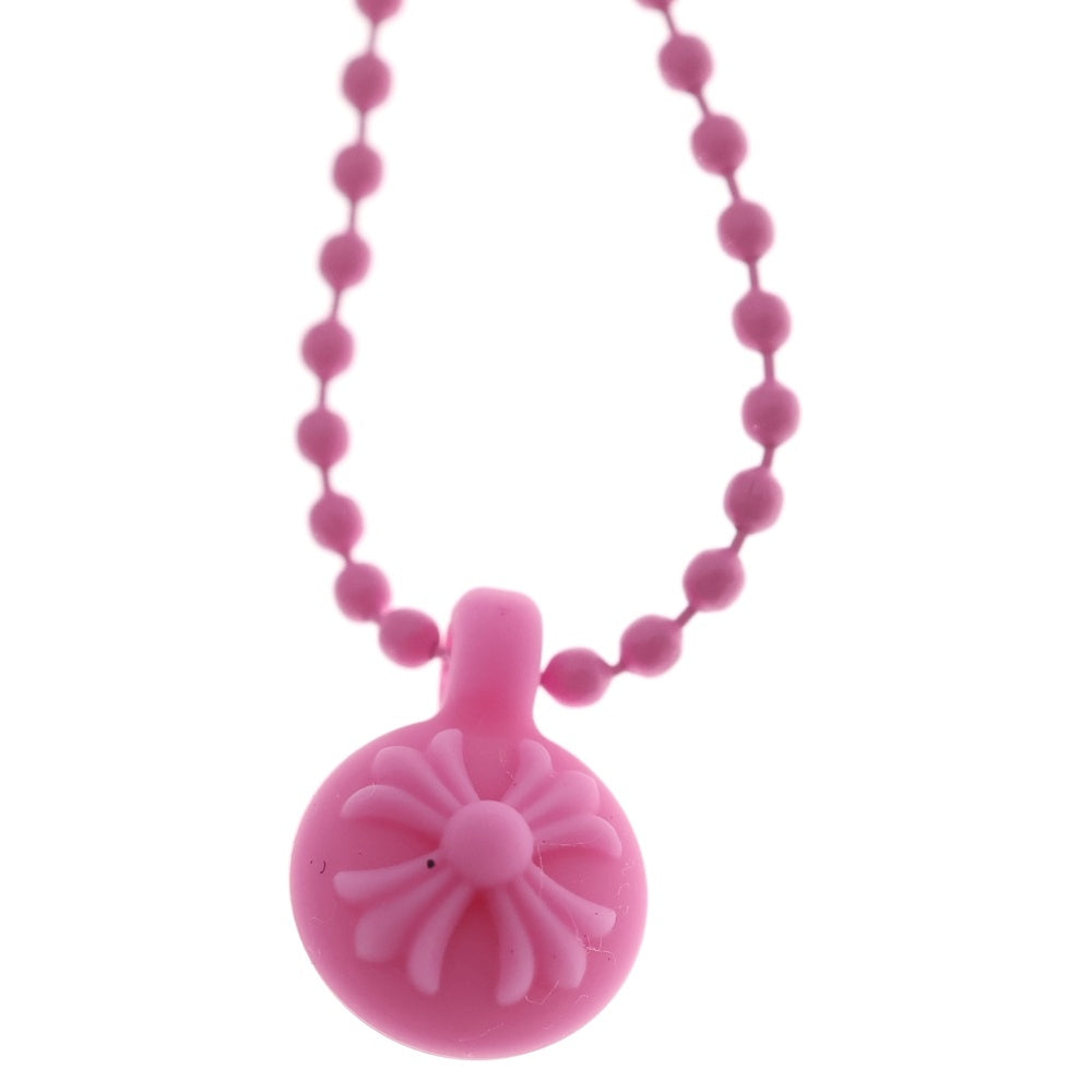 CHROME HEARTS(クロムハーツ) RUBBER CH CRS BALL #2 クロスボール ラバーネックレス シリコン ピンク