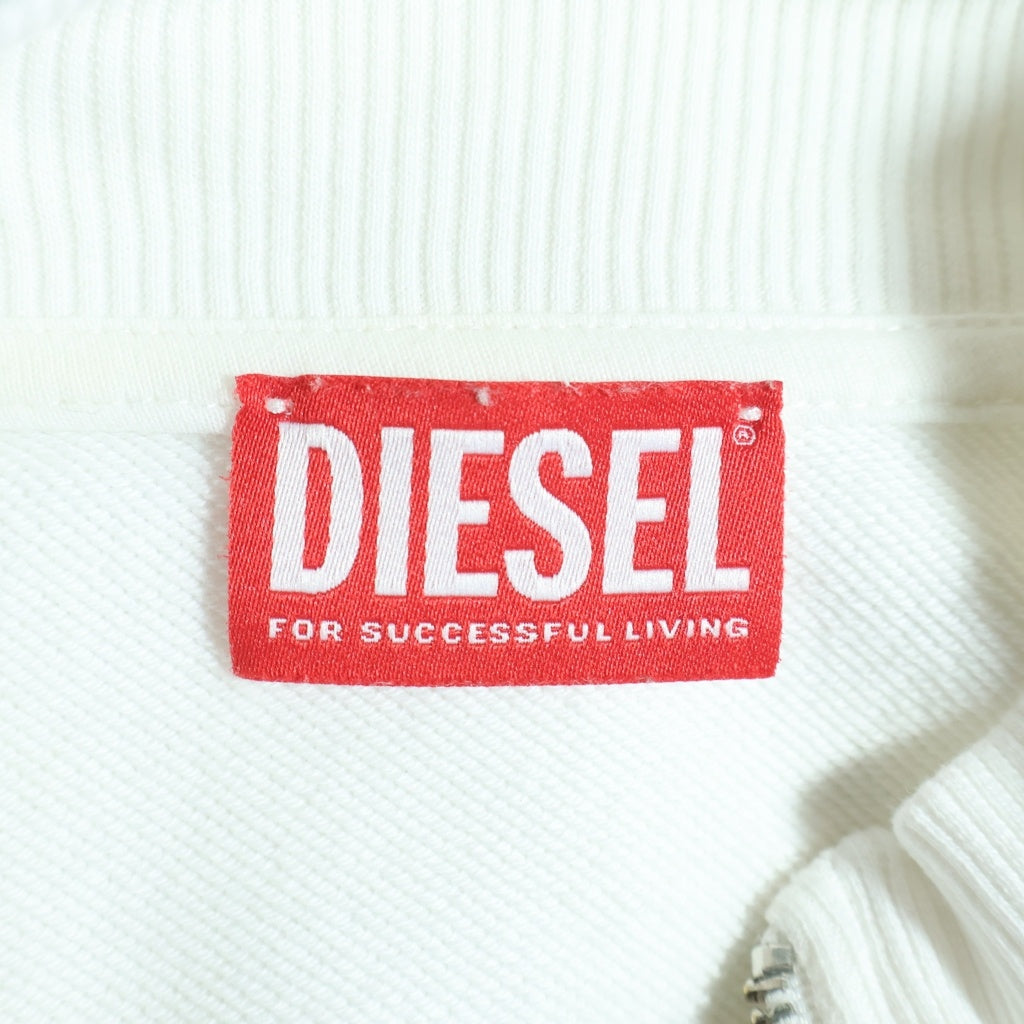 DIESEL ディーゼル スウェット M 白 【古着】【中古】【送料無料】 DIESEL（ディーゼル） | スウェットの古着・中古通販 | 【公式】RAGTAG