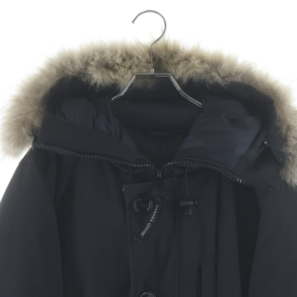 CANADA GOOSE(カナダグース) CHATEAU PARKA シャトー パーカ ショルダーワッペン ファー フーデッド ジップアップダウンジャケット ブラック 3426MA