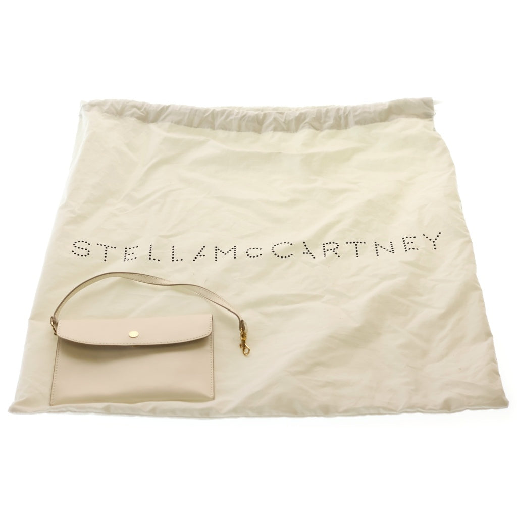 STELLA McCARTNEY(ステラマッカートニー) 2WAY ポーチ付き メッシュトート ショルダーバッグ ホワイト レディース
