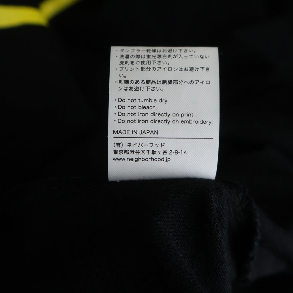 NEIGHBORHOOD(ネイバーフッド) ×NIRVANA SMILE TEE ニルバーナ スマイル クルーネック半袖Tシャツカットソー ブラック