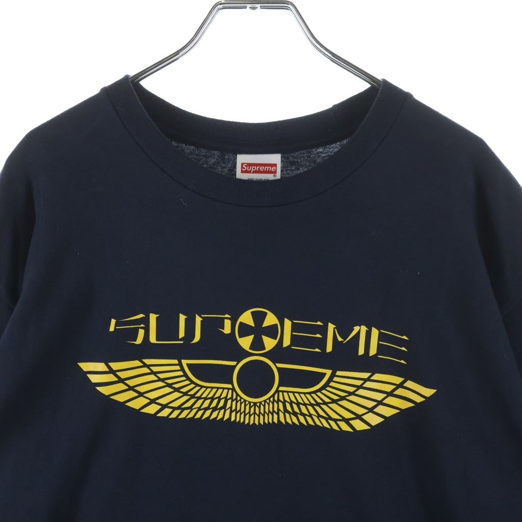 SUPREME(シュプリーム) 25SS Wings Tee ウィングス クルーネック半袖Tシャツカットソー ネイビー
