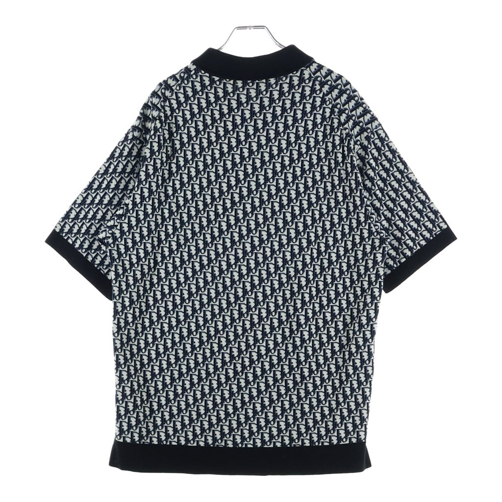 DIOR(ディオール) オブリーク ジャカード 総柄 半袖ポロシャツ