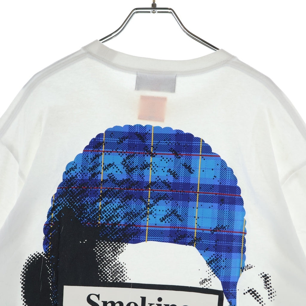 SAPEur(サプール) ×FR2 ロッドマンプリント クルーネック半袖Tシャツカットソー ホワイト