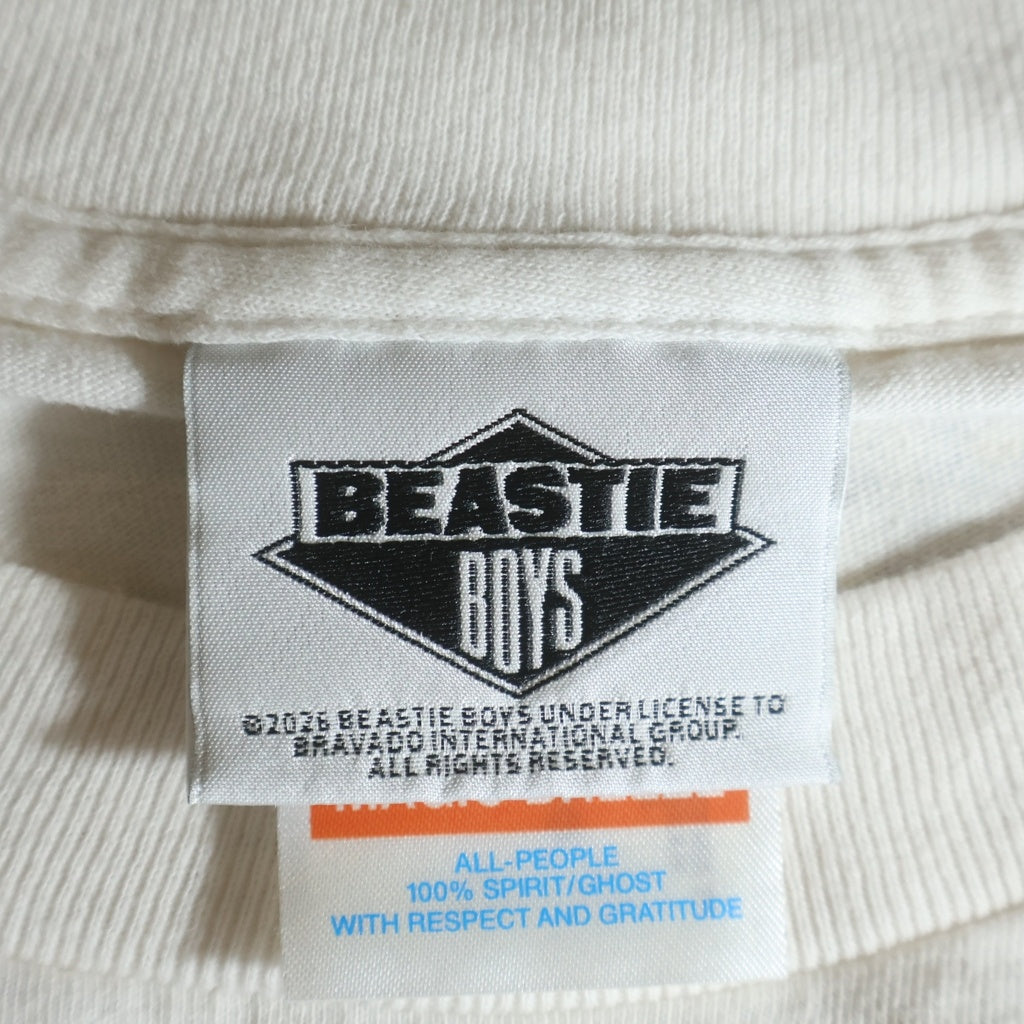 SAINT MICHAEL(セントマイケル) 26SS ×BEASTIEBOYS BTB フロントロゴプリント クルーネック半袖Tシャツカットソー ホワイト SM-MK8-0000-C23