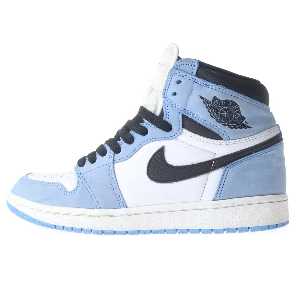 NIKE(ナイキ) AIR JORDAN 1 RETRO HIGH OG UNIVERCITY BLUE エアジョーダン1 ハイ ユニバーシティーブルー ハイカットスニーカー ブルー/ホワイト US9/27cm 555088-134